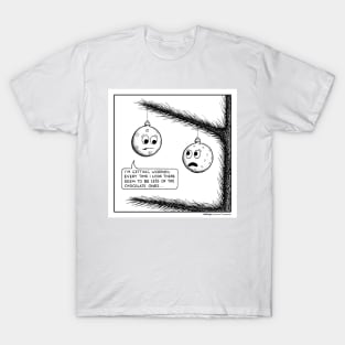 Christmas bauble worries T-Shirt